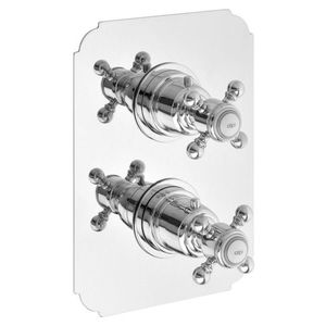 SAPHO - SASSARI podomietková sprchová termostatická batéria, 2 výstupy, chróm SR392 vyobraziť