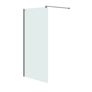 CERSANIT - Sprchová zástena WALK-IN MILLE BLACK 100x200, číre sklo S161-003 vyobraziť