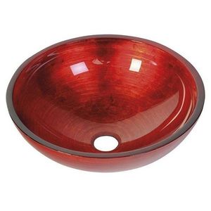 SAPHO - MURANO ROSSO IMPERO sklenené umývadlo na dosku, priemer 40cm, červené AL5318-63 vyobraziť