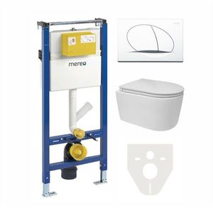 MEREO - WC komplet pre sádrokartón s príslušenstvom MM02SETRA vyobraziť