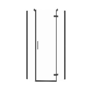 CERSANIT - Päťuholný sprchovací kút JOTA 80X80X195, PRAVÝ, priehľadné sklo, čierny S160-011 vyobraziť