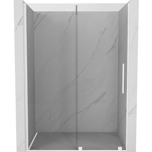 MEXEN/S - Velár posuvné sprchové dvere 130, transparent, biela 871-130-000-01-20 vyobraziť