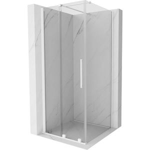 MEXEN/S - Velár sprchovací kút 100 x 100, transparent, biela 871-100-100-01-20 vyobraziť