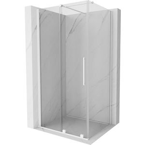 MEXEN/S - Velár sprchovací kút 110 x 85, transparent, biela 871-110-085-01-20 vyobraziť