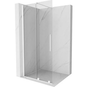 MEXEN/S - Velár posuvné sprchové dvere Walk-in 70, transparent, biela 871-070-000-03-20 vyobraziť
