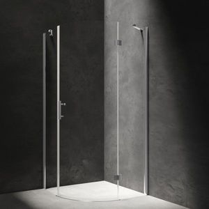 OMNIRES - MANHATTAN sprchovací kút, dvere výklopné, 90 x 90 cm, chróm lesk, sklo transparent ADF90XLUX-TCRTR vyobraziť