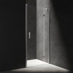 OMNIRES - MANHATTAN dvere výklopné, 100 cm, chróm lesk, sklo transparent ADP10XLUX-TCRTR vyobraziť