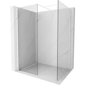 MEXEN/S - Kioto Sprchová zástena Walk-in 80 x 70 cm, transparent, biela 800-080-202-20-00-070 vyobraziť