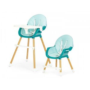 Detská jedálenská stolička 2 v 1 Colby EcoToys modrá vyobraziť