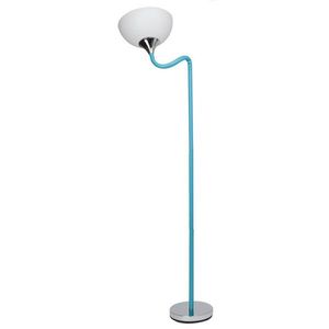 Stojací lampa LUCIE 30 cm chromová/modrá/bílá vyobraziť