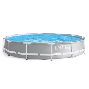Zahradní bazén Intex šedý 366x76 cm + filtrace vyobraziť