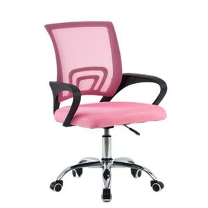 KONDELA Kancelárska stolička, ružová/čierna, DEX 4 NEW vyobraziť