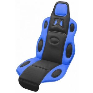 Poťah sedadla Race - univerzálny, čierno / modrý vyobraziť