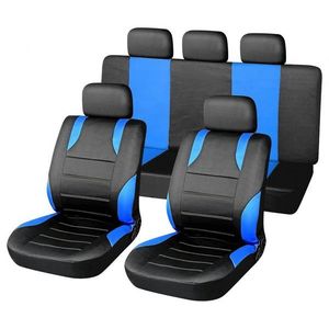Poťahy sedadiel sada, 9 kusov Sport - modré vyobraziť