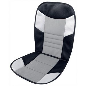 Poťah sedadla Tetris - 46 x 102 cm, čierno / šedý vyobraziť
