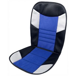 Poťah sedadla Tetris - 46 x 102 cm, čierno / modrý vyobraziť