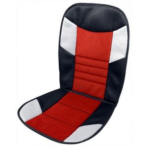 Poťah sedadla Tetris - 46 x 102 cm, čierno / červený vyobraziť