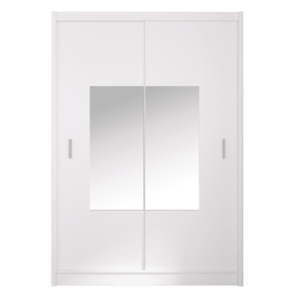 Skriňa s posuvnými dverami, biela, 150x215, MADRYT vyobraziť