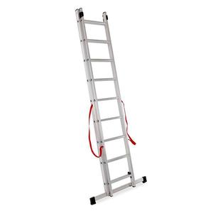 Hliníkový rebrík dvojelementový 9-stupňový 150kg Master line vyobraziť
