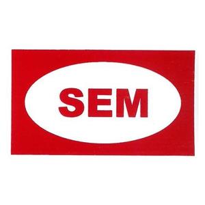 Znak "SEM" 80x40 mm samolepka vyobraziť