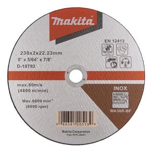 Kovový rezací kotúč Inox Makita 230X2MM D-18792 vyobraziť