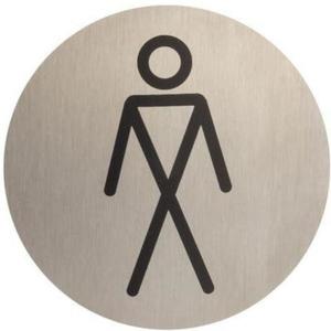 Označenie WC pánske inox vyobraziť