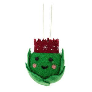 Textilná vianočná ozdoba Brussel Sprout – Sass & Belle vyobraziť
