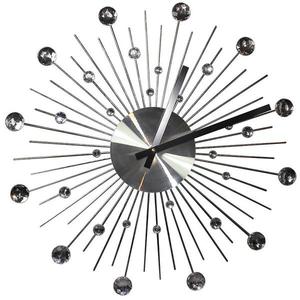 Nástenné hodiny crystals strieborný 50 cm vyobraziť