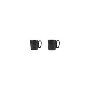 Čierne kameninové hrnčeky v súprave 2 ks na espresso 80 ml Fuori – Vialli Design vyobraziť