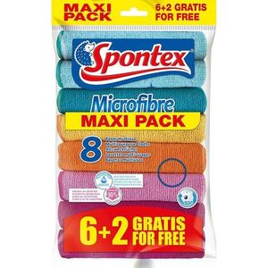 Utierky z mikrovlákna 6x2 ks Spontex Maxi Pack vyobraziť
