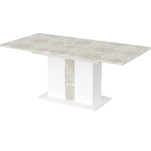 Rozkladací stôl Grays 134/174x90cm Beton/Bela vyobraziť