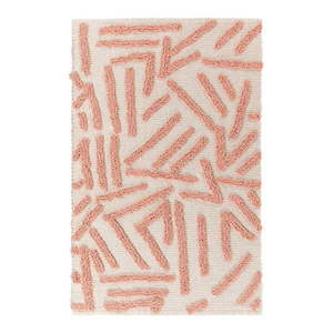 Ružovo-krémový prateľný koberec 60x90 cm Athena – douceur d'intérieur vyobraziť