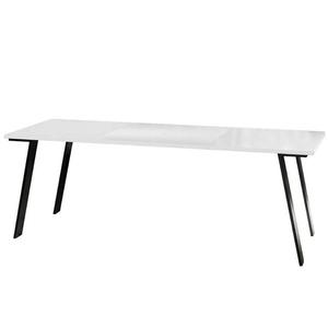 Rozkladací stôl Liwia 130/210x80cm Biely lesk vyobraziť
