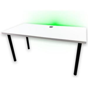 Písací Stôl Pre Hráča 136x66x28 Model 2 Biely Low vyobraziť