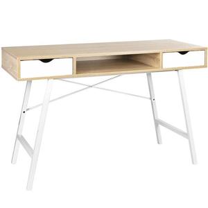 Písací stôl Nordic sonoma/ biely vyobraziť