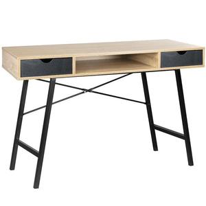 Písací stôl Loft sonoma/ cierny vyobraziť