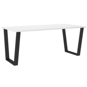 Stôl Cezar 185x90 – Biela vyobraziť