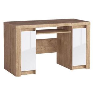 Písací stôl Livinio L14 ribbeck/biely lesk vyobraziť