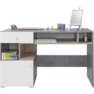 Písací stôl Sigma betón/biela/dub 125 SI10 vyobraziť