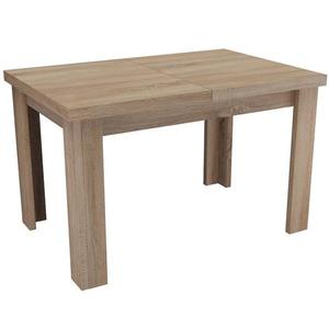 Rozkladací stôl malý 120/160x80cm hľuzový dub vyobraziť