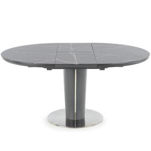 Rozkladací stôl Ricardo 120/160x120cm Popolavý/Marmur/Tmavé Popolavý vyobraziť