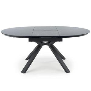 Rozkladací stôl Vertigo 130/180x130cm Čierna Marmur/Čierna vyobraziť