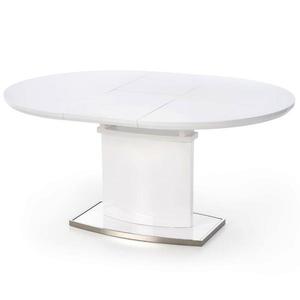 Rozkladací stôl Federico 120/160x120cm Mdf/Oceľ – Biely vyobraziť