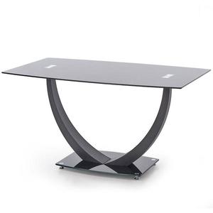 Stôl Anton 140 Sklo/Oceľ – Čierna vyobraziť