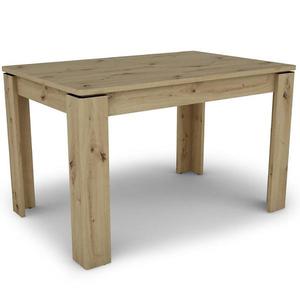 Rozkladací stôl Capannoli 120/160x80cm dub artisan/čierna vyobraziť