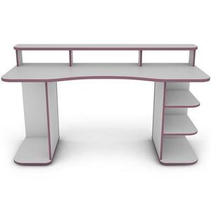 Písací stôl Matrix 3 bílá/fialový vyobraziť
