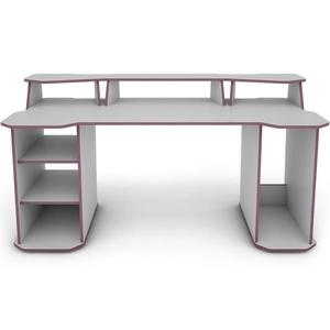 Písací stôl Matrix 4 bílá/fialový vyobraziť