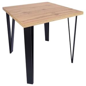 Stôl Karlos 90x90 dub wotan vyobraziť
