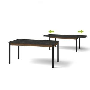 Rozkladací stôl Prestigo P14 160/200x90cm Vojnový orech/San Seb/Čierny mat vyobraziť