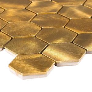 Obklad mozaika Gold hexagon 30/30/0, 8 vyobraziť